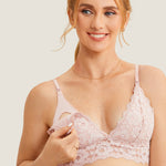 Women's Lace Nursing Bralette Ivory