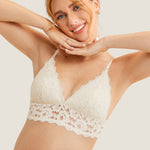 Women's Lace Nursing Bralette Ivory