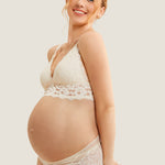 Women's Lace Nursing Bralette Ivory