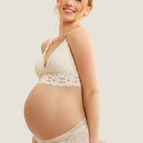Women's Lace Nursing Bralette Ivory