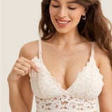 Women's Lace Nursing Bralette Ivory
