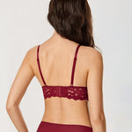 Women's Lace Nursing Bralette Black