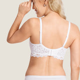 Women's Supportive Lace Nursing Bralette Beige