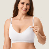 Women's Seamless Soft Knit Nursing Bra Cocoa Beige