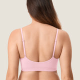 Women's Seamless Soft Knit Nursing Bra Hazelnut
