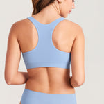 Women's Crossover Racerback Nursing Bra Moonlight Blue