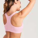 Women's Crossover Racerback Nursing Bra Brown Purple