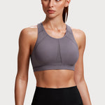 Women's High Neck Racerback Sports Bra The wild wood