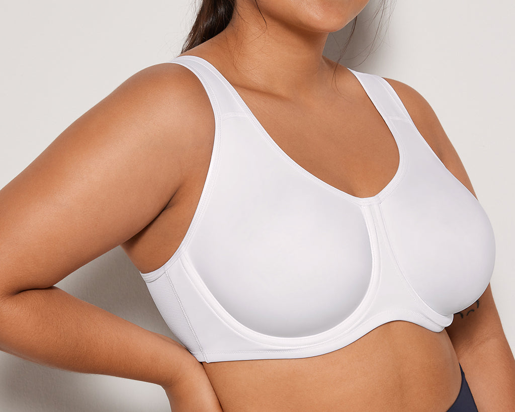 Women's High Impact Sports Bra White