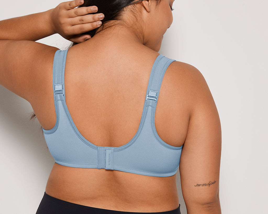 Women's High Impact Sports Bra lotus root grey