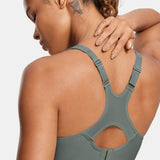 Women's Racerback Underwire Sport Bra Grey Sage