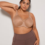 Women's Racerback Underwire Sport Bra Brick