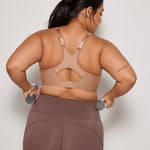 Women's Racerback Underwire Sport Bra Brick