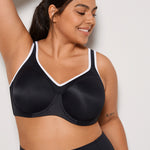 Women's Racerback Underwire Sport Bra Brick