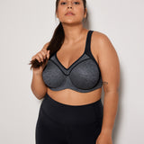 Women's Racerback Underwire Sport Bra Brick