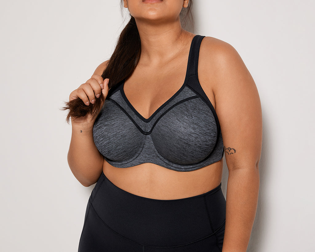 Women's Racerback Underwire Sport Bra Brick