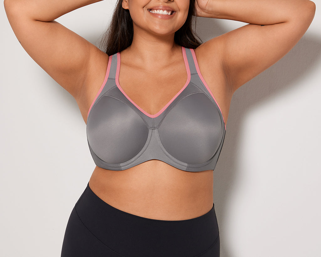 Women's Racerback Underwire Sport Bra Brick
