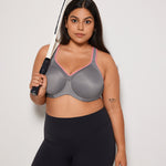 Women's Racerback Underwire Sport Bra Brick