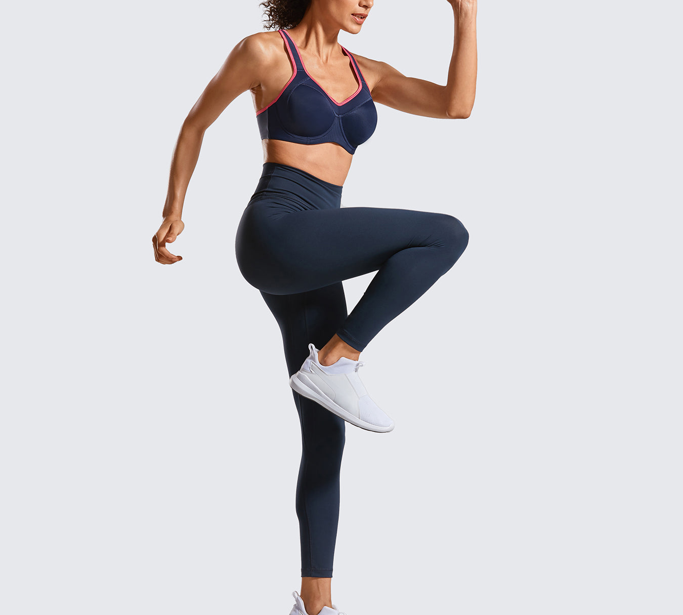 Women's Racerback Underwire Sport Bra Ink Blue