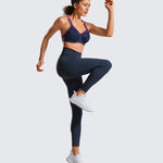 Women's Racerback Underwire Sport Bra Ink Blue