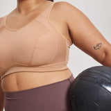 Women's Full Coverage Wireless Sport Bra Barely Buff
