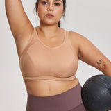 Women's Full Coverage Wireless Sport Bra Barely Buff