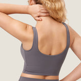 Women's V Neck Nursing Crop Tank Top Tornado @model_info:Tank