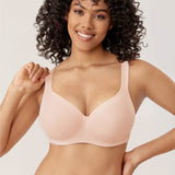 Women's Seamless Underwire Bra Apricot Pink