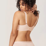 Women's Seamless Underwire Bra Apricot Pink