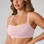 Women's Hugcurve Adjustable Square Workout Bra Rosa Pink