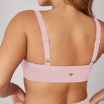 Women's Hugcurve Adjustable Square Workout Bra Rosa Pink