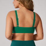 Women's Hugcurve Adjustable Square Workout Bra Spar green