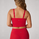 Women's Hugcurve Adjustable Longline Workout Bra Royal Blues