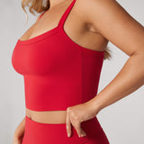 Women's Hugcurve Adjustable Longline Workout Bra Royal Blues