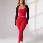 Women's Hugcurve Adjustable Longline Workout Bra Royal Blues