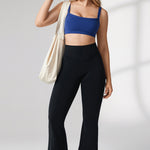 Women's Hugcurve No Front Seam Flare Leggings 31'' Black