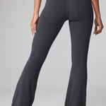 Women's Hugcurve No Front Seam Flare Leggings 31'' Graphite Grey