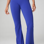 Women's Hugcurve No Front Seam Flare Leggings 31'' Royal Blues