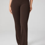 Women's Hugcurve No Front Seam Flare Leggings 31'' Clay Brown