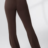 Women's Hugcurve No Front Seam Flare Leggings 31'' Clay Brown