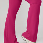 Women's Hugcurve No Front Seam Flare Leggings 31'' Rose Magenta