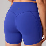 Women's Hugcurve No Front Seam Pockets Shorts 5" Black