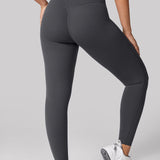 Women's Hugcurve Hidden Scrunch Butt Leggings 25" - No Front Seam Graphite Grey