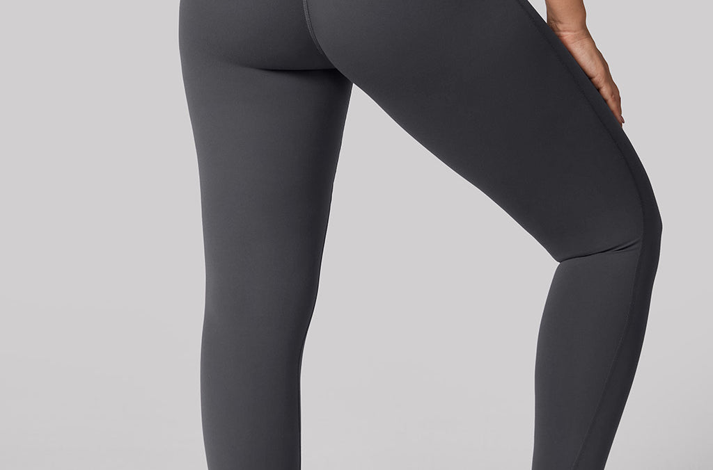 Women's Hugcurve Hidden Scrunch Butt Leggings 25" - No Front Seam Graphite Grey