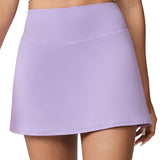 Women's Hugcurve Tennis Skirts with Inner Pockets Pastel Lilac