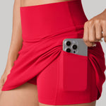 Women's Hugcurve Tennis Skirts with Inner Pockets Lightning Blue