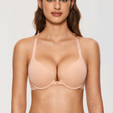 Women's T-shirt Racerback Bra Blush Beige