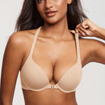 Women's T-shirt Racerback Bra Blush Beige
