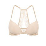 Women's T-shirt Racerback Bra Blush Beige