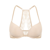 Women's T-shirt Racerback Bra Blush Beige